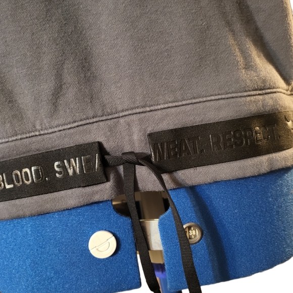 Under Armour Project Rock Charcoal & Black Crew Neck Training Sweatshirt sz S - Picture 5 of 8